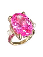 Anabela Chan bague Rose Mermaid en or 18ct à - thumbnail