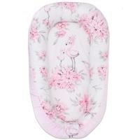 Babynestje Pink Peonies Katoen