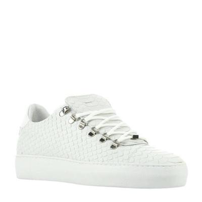 Nubikk leren sneakers Jagger Python wit