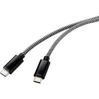 Renkforce USB-kabel USB 2.0 USB-C stekker 0.50 m Zwart RF-4598416