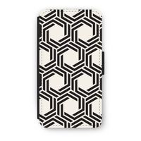 Geometrisch patroon: iPhone XS Flip Hoesje