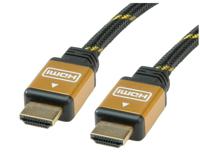 ROLINE HDMI/HDMI, 10 m HDMI kabel HDMI Type A (Standaard) Zwart