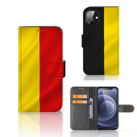 Apple iPhone 12 Mini Bookstyle Case Belgische Vlag