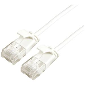 ROLINE UTP Data Center Patchkabel Cat.6A (Class EA), LSOH, extra dun, wit, 1,5 m