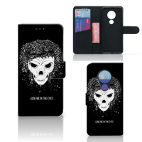 Telefoonhoesje met Naam Nokia 7.2 | Nokia 6.2 Skull Hair