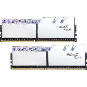 G.Skill 16 GB DDR4-3600 Kit werkgeheugen F4-3600C18D-16GTRS, Trident Z Royal, RGB led, XMP 2.0