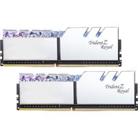 G.Skill 16 GB DDR4-3600 Kit werkgeheugen F4-3600C18D-16GTRS, Trident Z Royal, RGB led, XMP 2.0 - thumbnail