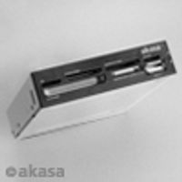 Akasa AK-ICR-07 Inbouw-geheugenkaartlezer USB 2.0 Zwart - thumbnail