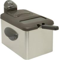 Frifri F5848-DUO friteuse, roestvrij staal, zwart