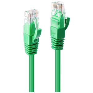 LINDY 48046 RJ45 Netwerkkabel, patchkabel CAT 6 U/UTP 0.50 m Groen 1 stuk(s)