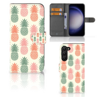 Samsung Galaxy S23 Plus Book Cover Ananas - thumbnail