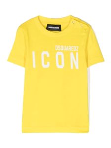 DSQUARED2 KIDS t-shirt à logo Icon imprimé - Jaune