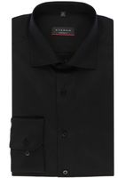 ETERNA Cover Shirt Modern Fit Overhemd zwart, Effen - thumbnail