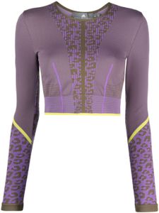 adidas by Stella McCartney haut TrueStrength à design sans coutures - Violet