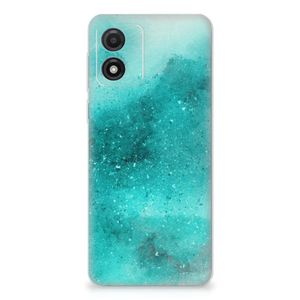 Hoesje maken Motorola Moto E13 Painting Blue