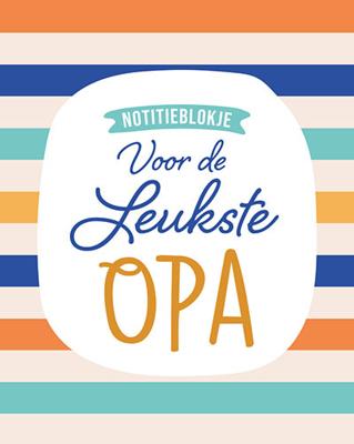 Notitieblokje - Voor de leukste opa - Znu - Paperback (9789044759990)