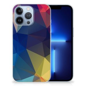 Apple iPhone 13 Pro TPU Hoesje Polygon Dark