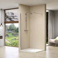 Inloopdouche Van Rijn ST01 60x200 cm Helder Glas 8 mm Zonder Stabilisatiestang Chroom