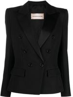 Alexandre Vauthier blazer en laine à boutonnière croisée - Noir