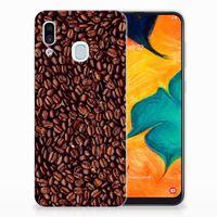 Samsung Galaxy A30 Siliconen Case Koffiebonen