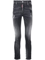 DSQUARED2 jean skinny à effet délavé - Noir