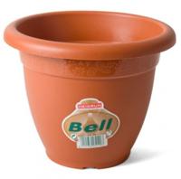 Gerimport bloempot 20 x 16 cm bruin