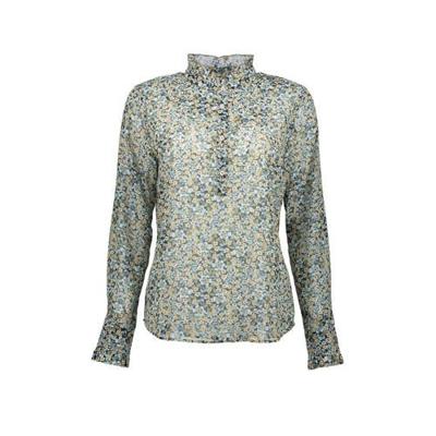 Geisha gebloemde top groen