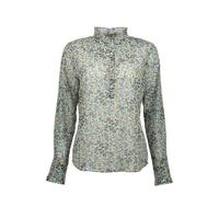 Geisha gebloemde top groen