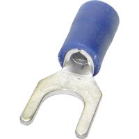 TRU COMPONENTS 1582984 Vorkkabelschoen 1.50 mm² 2.50 mm² Gat diameter=3.70 mm Deels geïsoleerd Blauw 1 stuk(s)