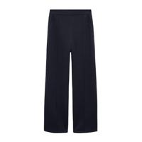 Mango high waist straight fit joggingbroek marine