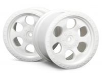 6 spoke wheel white (83x56mm/2pcs)