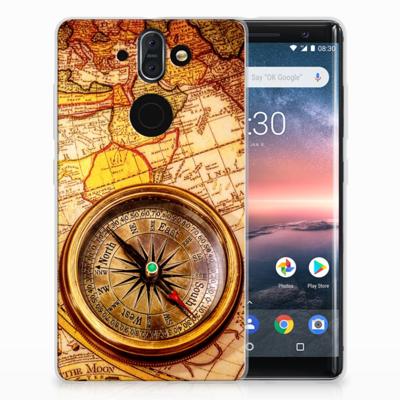 Nokia 9 | 8 Sirocco Siliconen Back Cover Kompas