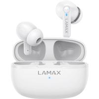 Lamax Clips1 Play In Ear headset Bluetooth Stereo Wit Indicator voor batterijstatus, Oplaadbox, Volumeregeling, Bestand tegen zweet, Touchbesturing, - thumbnail