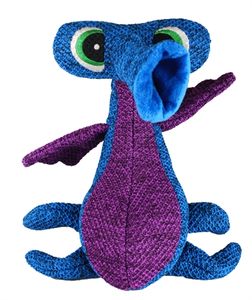 KONG WOOZLES ALIEN BLAUW 28X19X13,5 CM