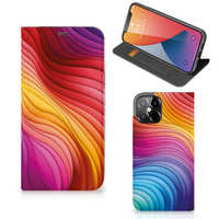 Stand Case voor iPhone 12 Pro Max Regenboog - thumbnail