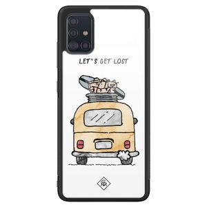 Samsung Galaxy A51 glazen hardcase - Let's get lost