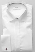 ETON Contemporary Fit Gala shirt wit, Effen - thumbnail