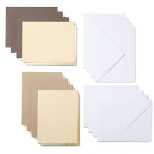 Cricut Cut-Away Cards Neutrals A2 (10,8 cm x 14 cm) 8-pack