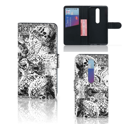 Telefoonhoesje met Naam Nokia 6.1 (2018) Skulls Angel