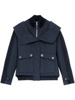 3.1 Phillip Lim veste à design superposé - Bleu