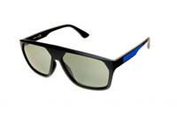 Kost zonnebril Rechthoekig heren grijs/zwart/blauw (20 201)