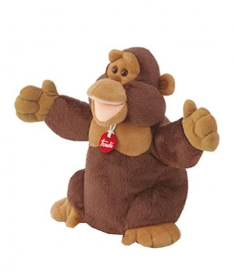 Trudi handpop Gorilla 35 cm bruin Trudi handpop Gorilla 35 cm bruin