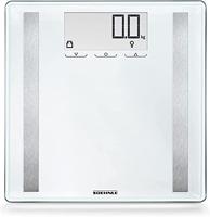 Soehnle Shape Sense Control Digitale personenweegschaal voor 200 personen, met extra groot LCD-scherm, weegschaal met automatische in- en uitschakeling, platte personenweegschaal