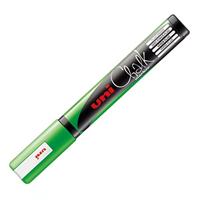 uni - ball 186263 - raam- en krijtmarker UNI CHALK PWE-5M, 1,8-2,5 mm, ronde punt, fluorescerend groen