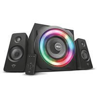 Trust Gaming GXT 629 Tytan 2.1 Luidsprekerset (120 W, RGB Ledverlichting, met Subwoofer), Zwart