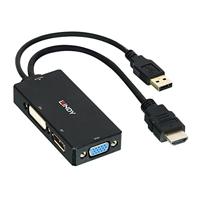 LINDY 38182 HDMI naar DisplayPort, DVI & VGA-converter