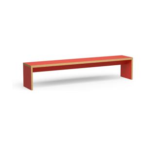 HKliving Dining Bench eetkamerbank 220 cm orange