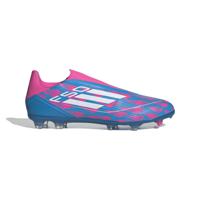 adidas F50 League Veterloze Gras Voetbalschoenen (FG) Blauw Roze Wit - thumbnail