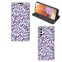 Samsung Galaxy A32 4G | A32 5G Enterprise Editie Hoesje met Magneet Feathers Color - thumbnail