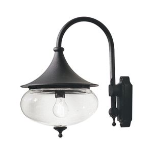 Konstsmide Mode II 619-750 Buitenlamp (wand) Spaarlamp, LED E27 100 W Zwart